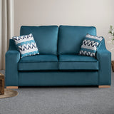 Dover Velvet Fabric 2 Seater Sofa Bed from Roseland Furniture