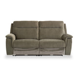 Weston Moss Green Fabric Electric Reclining 3 Seater Sofa from Roseland Furniture