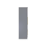 Bramham Grey 2 Door 2 Drawer Wardrobe