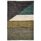 Franklin Natural Hemp Multi Coloured Abstract Rug from Roseland Furniture