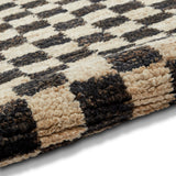 Franklin Natural Hemp Black/Ivory Chequered Rug