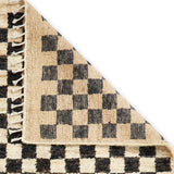 Franklin Natural Hemp Black/Ivory Chequered Rug