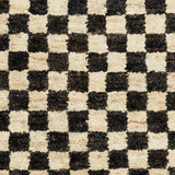 Franklin Natural Hemp Black/Ivory Chequered Rug