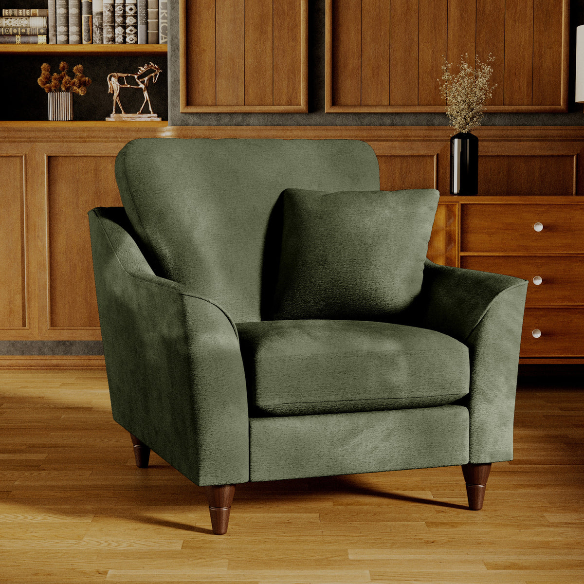 Charice Alpine Green Armchair from Roseland Furniture