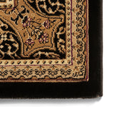 Holden Black Cream Oriental Stain Resistant Rug