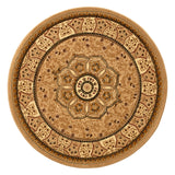 Holden Beige Oriental Stain Resistant Circular Rug from Roseland Furniture