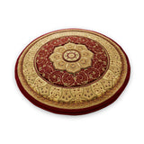 Holden Red Oriental Stain Resistant Circular Rug from Roseland Furniture