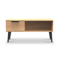 Asher Light Oak 1 Drawer Coffee Table from Roseland Furniture