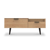 Asher Light Oak TV Console Unit from Roseland Furniture