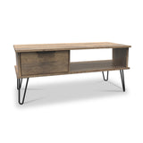 Moreno Rustic Oak 1 Drawer Coffee Table by Roseland Furniture