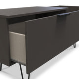 Moreno Graphite Grey TV Console Unit from Roseland Furniture