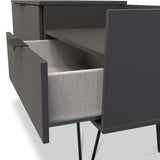 Moreno Graphite Grey TV Console Unit from Roseland Furniture