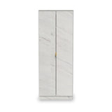 Moreno Marble Effect 2 Door Double Wardrobe