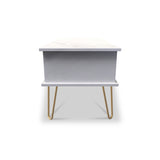 Moreno White Marble 1 Drawer Coffee Table