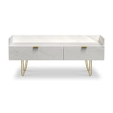 Moreno Marble Effect Media TV Stand Console Unit