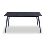 Owen Black 160cm Sintered Stone Dining Table from Roseland Furniture