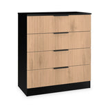 Jago Slatted Effect 4 Drawer Chest of Drawers