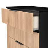 Jago Slatted Effect 4 Drawer Chest of Drawers