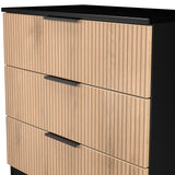 Jago-Slatted-Effect-3-Drawer-Chest-from Roseland Furniture