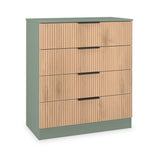 Jago Slatted Effect 4 Drawer Chest of Drawers