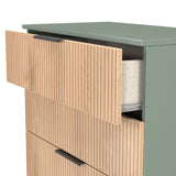 Jago Slatted Effect 4 Drawer Chest of Drawers