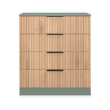 Jago Slatted Effect 4 Drawer Chest of Drawers