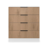 Jago Slatted Effect 4 Drawer Chest of Drawers