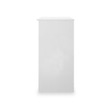 Jago-slatted-effect-kneehole-desk-white from Roseland Furniture