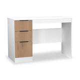 Jago-slatted-effect-desk-white from Roseland Furniture