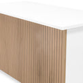 Jago-slatted-effect-blanket-box-white from Roseland Furniture