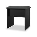 Jago-slatted-effect-stool-black from Roseland Furniture