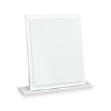 Jago-slatted-effect-small-mirror-white from Roseland Furniture