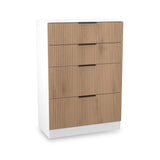 Jago-slatted-effect-4-drawer-deep-chest from Roseland Furniture