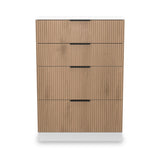 Jago-slatted-effect-4-drawer-deep-chest from Roseland Furniture