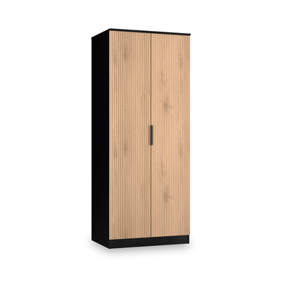 Jago Slatted Effect 2 Door Wardrobe