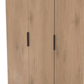 Jago-tall-3-door-wardrobe-black from Roseland Furniture