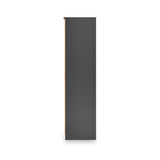 Jago-tall-3-door-wardrobe-black from Roseland Furniture