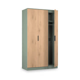 Jago-tall-3-door-wardrobe-green from Roseland Furniture