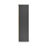 Jago-tall-3-door-mirrored-wardrobe-black from Roseland Furniture