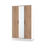 Jago-tall-3-door-mirrored-wardrobe-white from Roseland Furniture