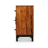 Loric Parquet Mango Wood Small Sideboard