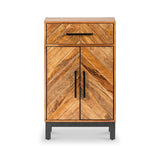 Loric Parquet Mango Wood Mini Sideboard