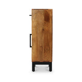 Loric Parquet Mango Wood Mini Sideboard