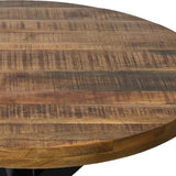 Carrow Mango 150cm Round Dining Table from Roseland Furniture