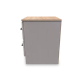 Talland Ash 2 Drawer Bedside Cabinet by Roseland Furniture