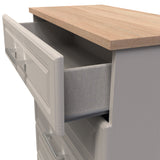 Talland Ash 5 Drawer Chest by Roseland Furniture