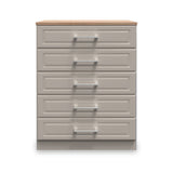 Talland Ash 5 Drawer Chest by Roseland Furniture