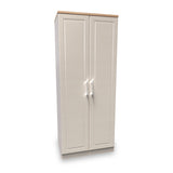 Talland Ash 2 Door Wardrobe by Roseland Furniture