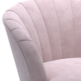 Hartwell-velvet-accent-chair-blush from Roseland Furniture