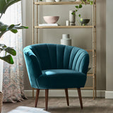 Hartwell-velvet-accent-chair-pacific from Roseland Furniture